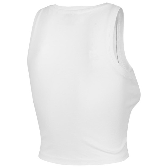 4F Γυναικεία αμάνικη μπλούζα crop